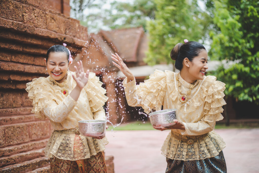 Songkran trip by van rental with driver